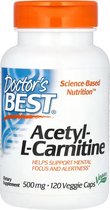 Best Acetyl-L-Carnitine 500 mg (120 Capsules) - Doctor's Best