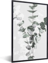 Cadre photo avec affiche - Plantes - Vert - Nature - Feuilles - 80x120 cm - Cadre pour affiche