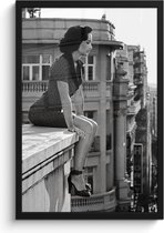 Affiche Déco Murale Madrid Espagne - Style Voyage Vintage - Toile 50x60 Cm Sans Cadre - Couleurs Vives Et Résistantes