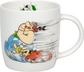 Sprintende Asterix en Obelix - Koffie en Theemok - 350 ML - Keramiek