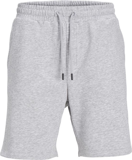 JACK & JONES Bradley Sweat Shorts coupe ample - pantalon de survêtement court pour homme - gris clair mélangé - Taille : XXL