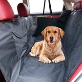 Hondenautostoelhoes voor achterbank, waterdichte antislip hondenstoelhoezen voor auto's met gaasvenster, krasbestendige autostoelbeschermer, duurzame hondenautohangmat voor auto's, vrachtwagens