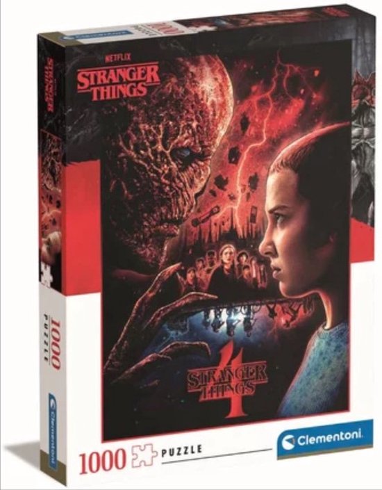 Clementoni - Puzzel - 1000 Stukjes - Stranger Things 2023 - Vanaf 8 jaar