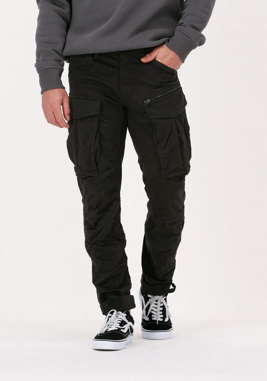G-Star Raw ROVIC ZIP 3D REGULAR TAPERED Kaki - Gratis levering | ! - Textiel Cargobroek Heren € 76,97
