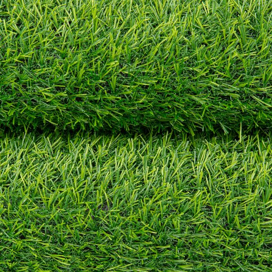 Tapiso Tapis de Gazon Natural Deluxe Kunstgras Vert pour Jardin Balcon Terrasse Véranda Hauteur 20 mm Taille - 100x400