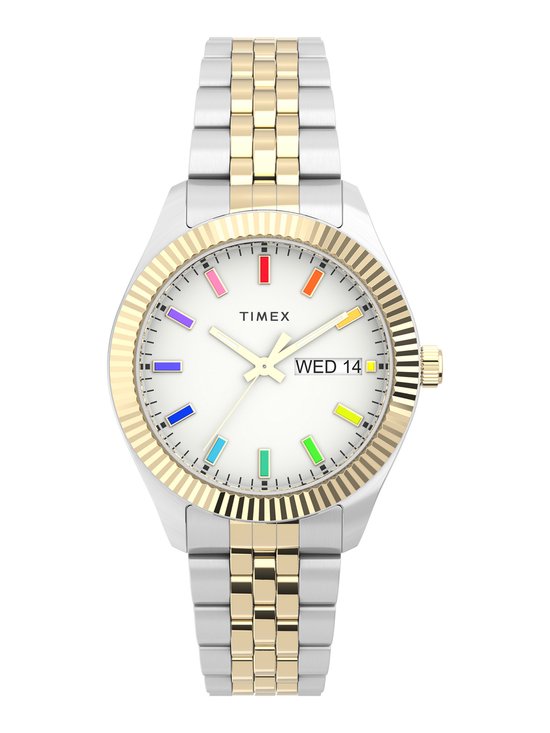 Timex Legacy Rainbow TW2V61600 Horloge - Staal - Multi - Ø 36 mm