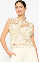 LolaLiza Top Cs Lily 05702480 Offwhite Dames Maat - 40