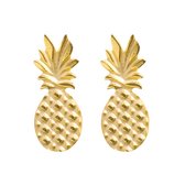 Oorbellen - Ananas - Stainless steel