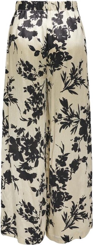 Only Salia Loose Pants PTM Black Botanical BEIGE XS