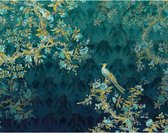 Komar Heritage | blauw/groen bloemen paradijs | fotobehang op vlies350x260cm