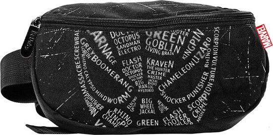 SpiderMan Heuptasje, Mask - 24 x 13 x 9 cm - Polyester