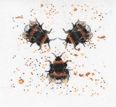 BORDUURPAKKET BEE HAPPY - BREE MERRYN - met DMC garens - CS02