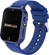 Keebies Smartwatch Kinderen - 5 t/m 12 jaar - Incl. Camera en 26 Kids Spelletjes - 512MB Geheugen - USB Oplaadbaar kinderhorloge - Jongen - Blauw
