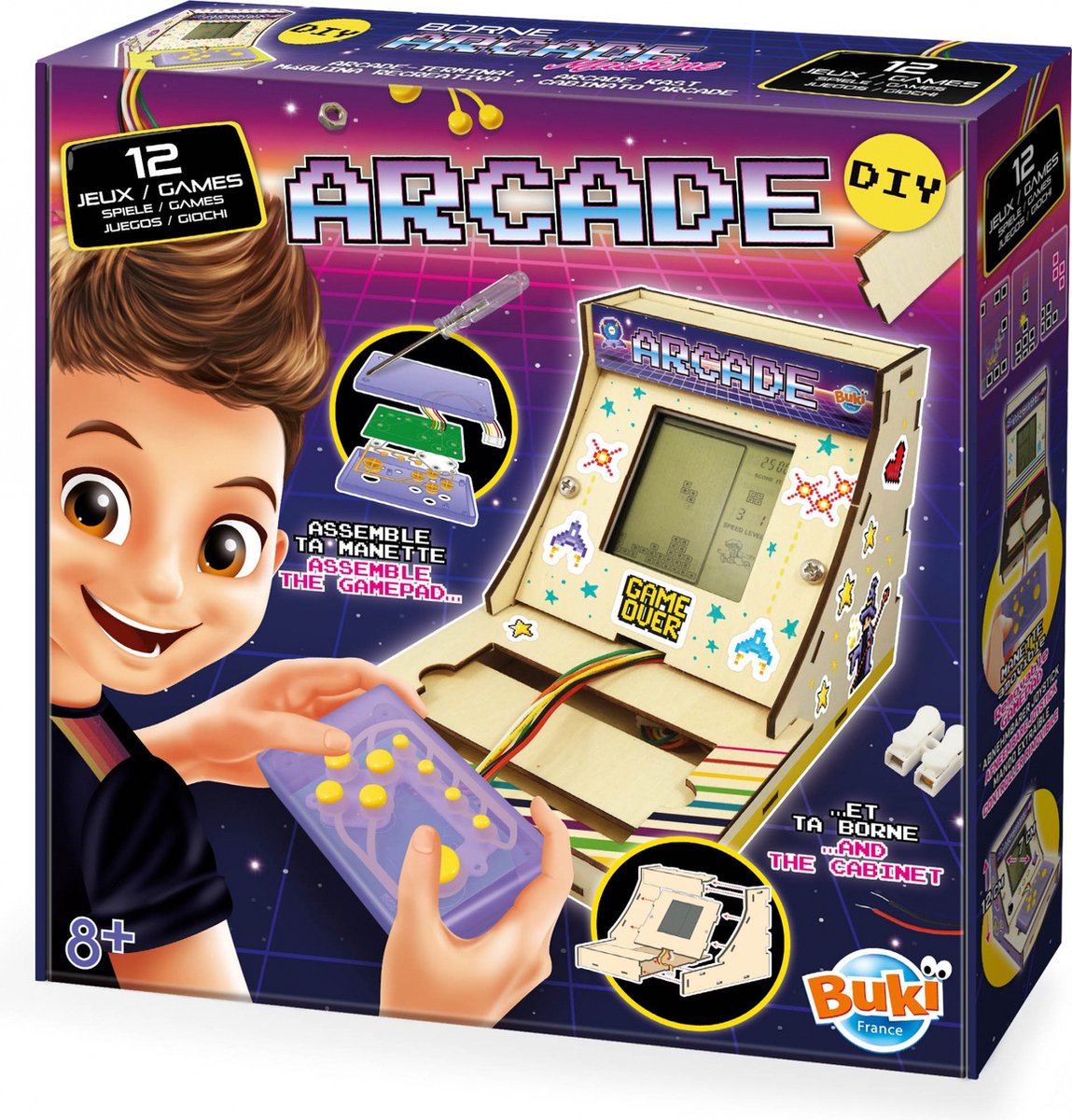 BUKI - Experimenteerset - Arcade spelconsole bouwen - Technologie