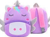Sac à dos pour tout-petits / tout-petits violet licorne - Sac à dos pour enfants Purple Unicorn - garçons et filles - 6 litres - 0 à 4 ans - sac pour animaux - cheval - animal - violet