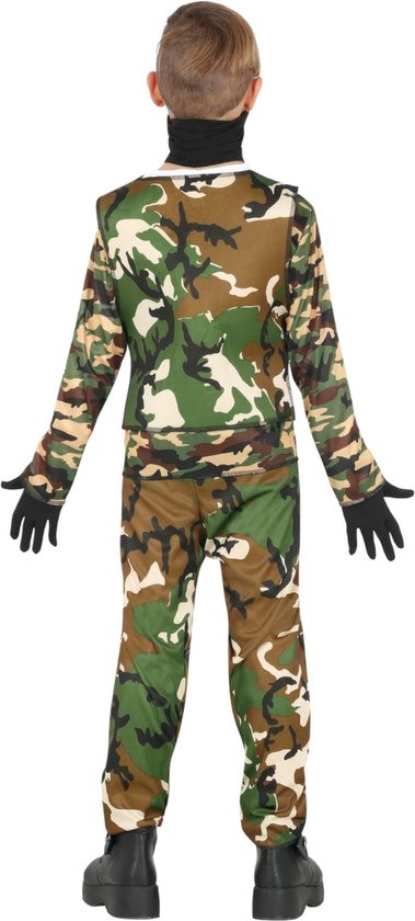 Fun Shack WW2 soldaatkostuum Britse thuiswacht, jaren 40 verkleedkleding voor heren, heren, legerkostuum, vaders legerkostuum, X-Large
