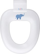 toiletbril kinderen wc-opzetstuk - WC kinderzitje wc-opzetstuk gecik voor alle wc-brillen incl. leuke stickerset | wc-deksel kinderinzet in wit