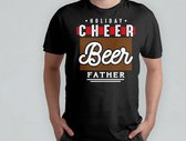 Holiday Cheer Beer Father - T Shirt - Beer - funny - HoppyHour - BeerMeNow - BrewsCruise - CraftyBeer - Proostpret - BiermeNu - Biertocht - Bierfeest