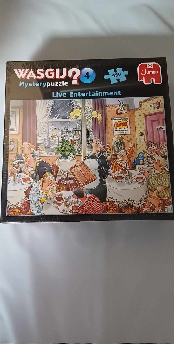 Wasgij mystery puzzel live entertainment 950 stukjes