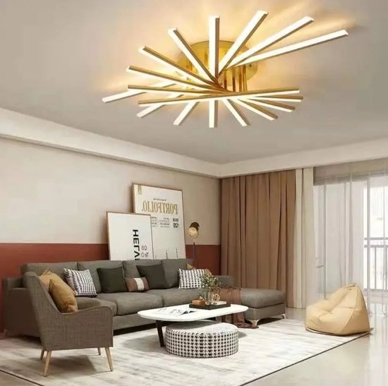 Spiral Design Stick LED plafondlamp Modern Metallic