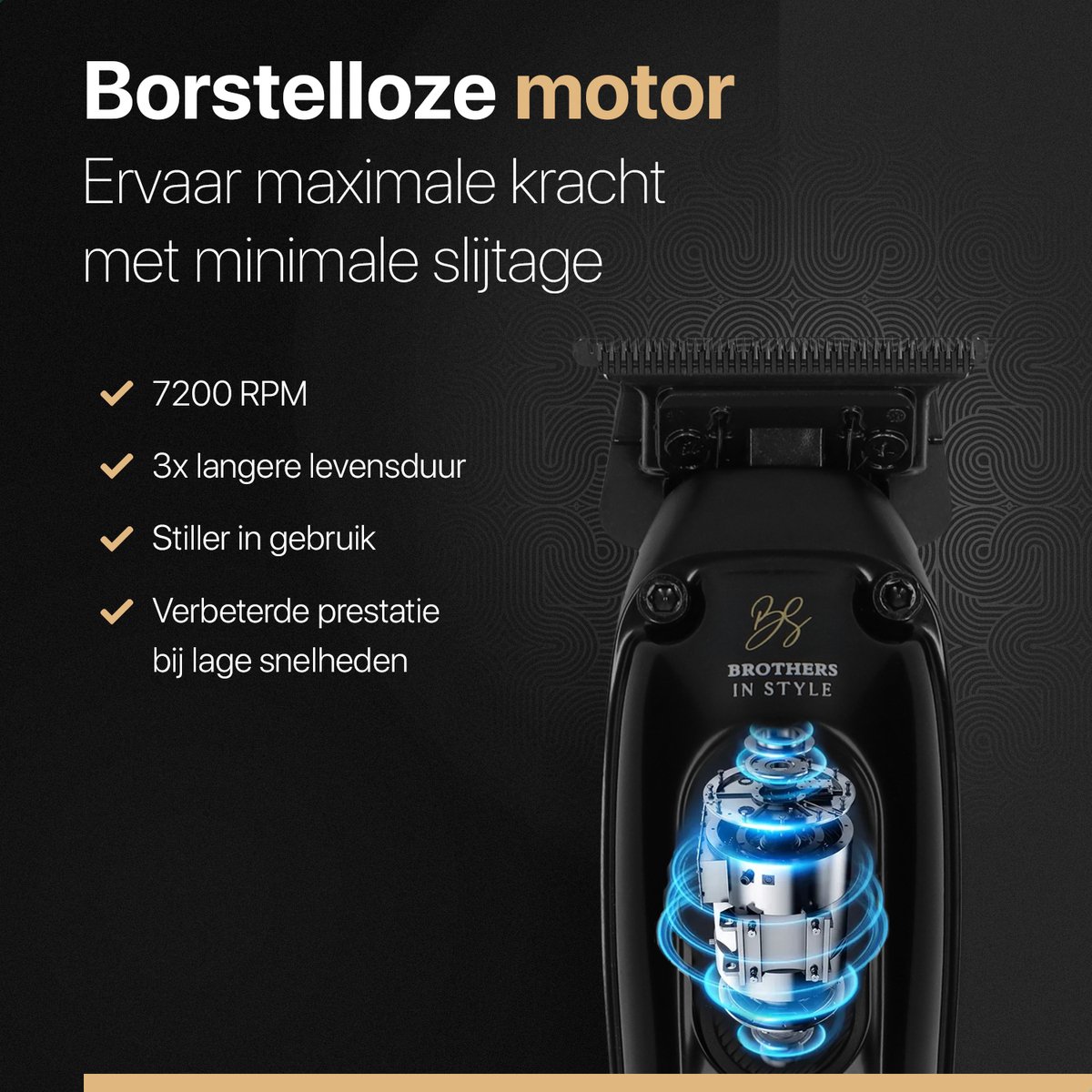 Baardtrimmer Pro - Borstelloze Motor thumbnail 6
