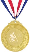 Akyol - wielrennen medaille goudkleuring - Wielrennen - familie vrienden sporters - cadeau
