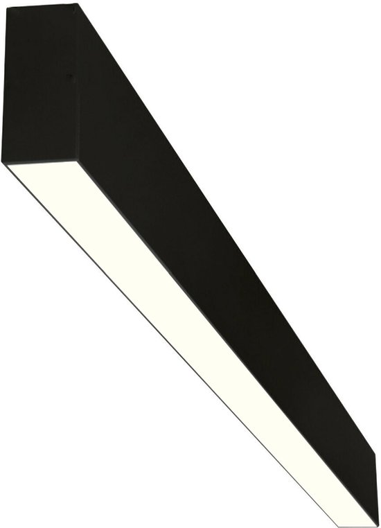 Suspension LED - Eclairage Suspendu - Cobalt - 40W - Wit Naturel 4200K - Zwart Mat - Aluminium - 5cm