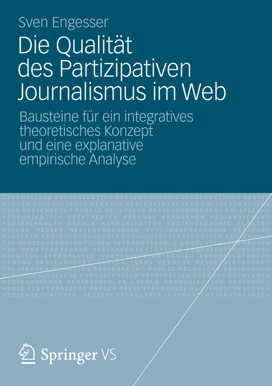 Die Qualität des Partizipativen Journalismus im Web - cover