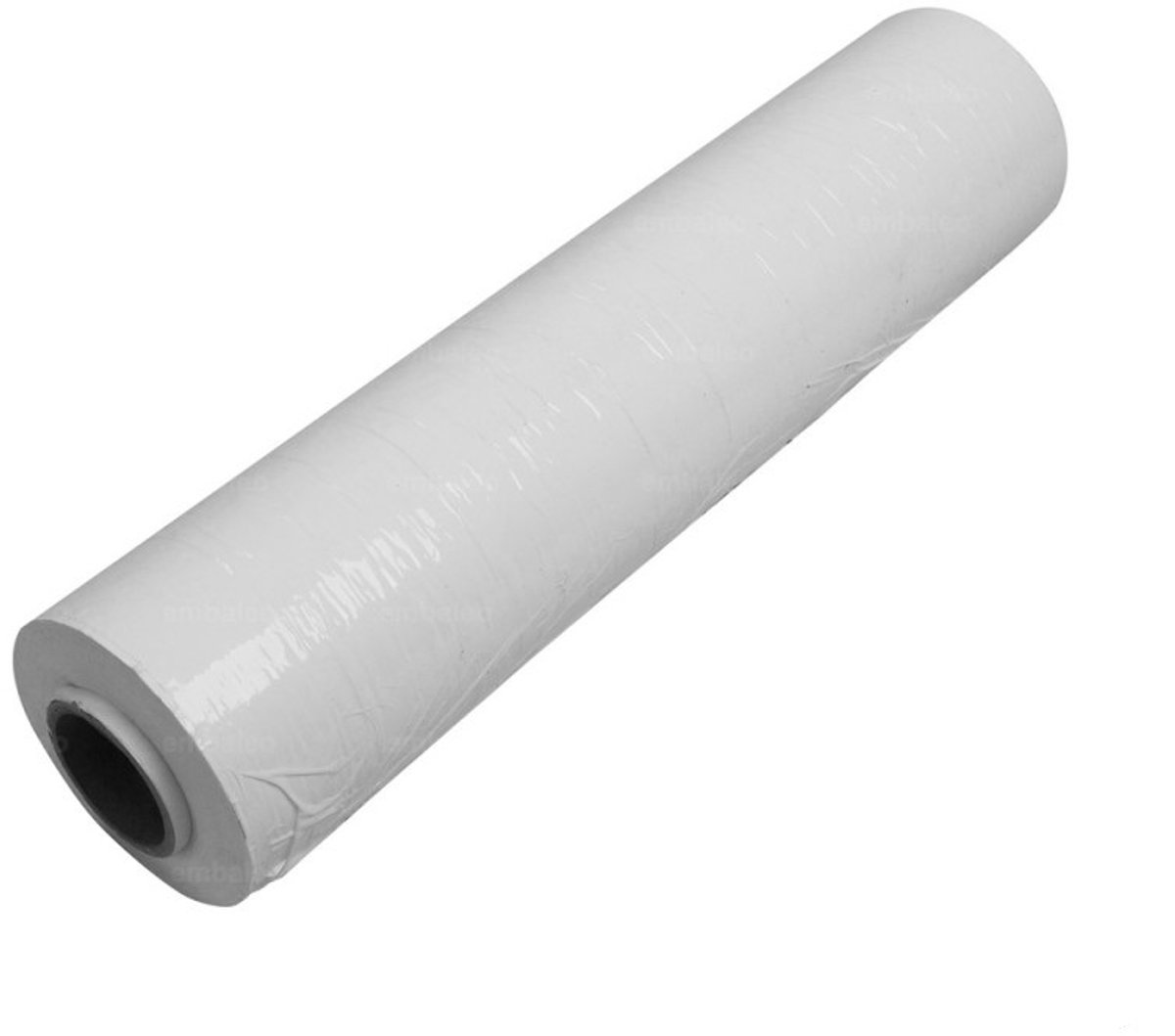 Wikkelfolie / rekfolie / stretchfolie - 50cm x 300m -20ym - wit - 100% recyclebaar - handmatig gebruik – prijs voor 1 rol
