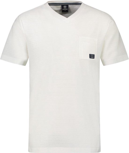 Lerros T-shirt T Shirt Met V Hals 2453180 103 Mannen Maat - 3XL