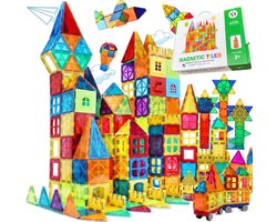 Sophie's Planet - Magnetic Tiles - Magnetisch Speelgoed – 60 stuks - Constructie speelgoed - Magnetische tegels - Montessori - magna tastisch - kinderspeelgoed 3 jaar - kinderen - cadeau - bouwspeelgoed - schoencadeau sinterklaas - kerst - tiles