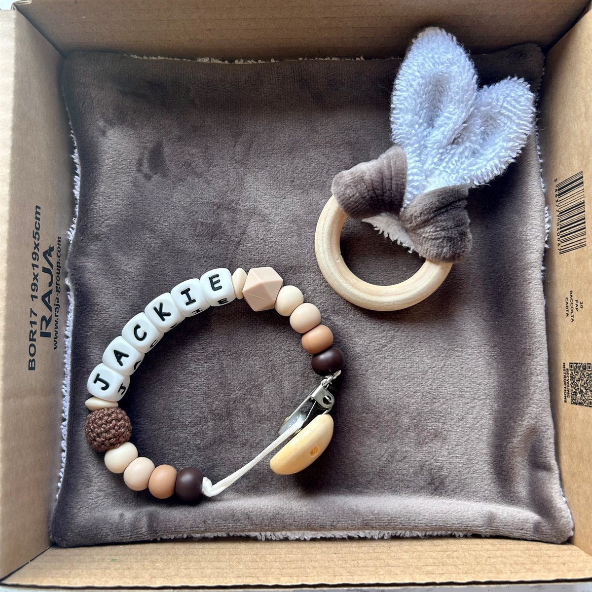 Goedkoopste Giftset babypakket-nude-gepersonaliseerd-verschillende maten