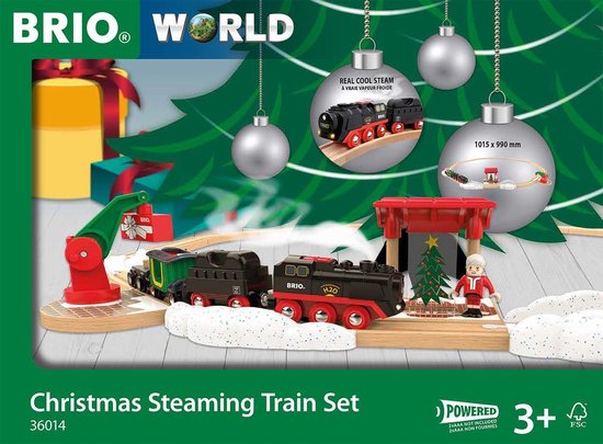 Circuit Train BRIO World Avec Locomotive à Vapeur - 24 Pièces | Jouet Enfant 3+ Ans
