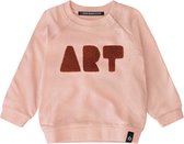Your Wishes Art Sweater - Trui - Roze - Lange mouwen - Meisje - Maat: 74/80