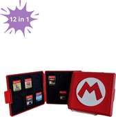 12-in-1 Game Card Case geschikt voor Nintendo Switch - M Paddenstoel - Kaarthouder - Premium Opbergdoos voor Speelkaarten - Beschermhoes - 12-slot kaart opslag - Mario - Beschermtas - Opbergen - Game Etui - Accessoire