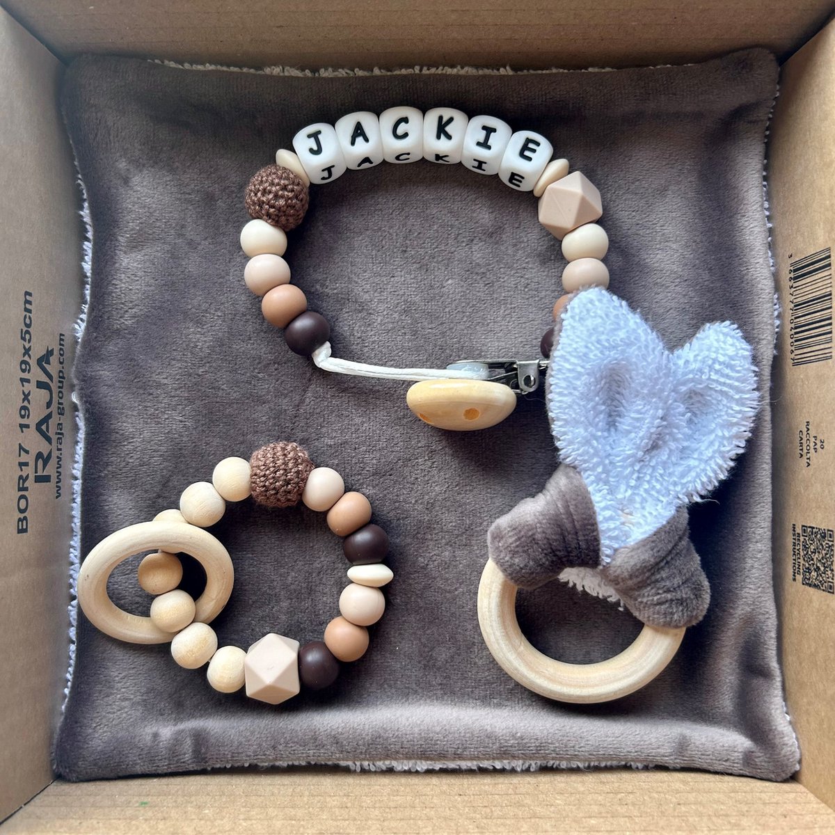 Goedkoopste Giftset babypakket-nude-gepersonaliseerd-verschillende maten