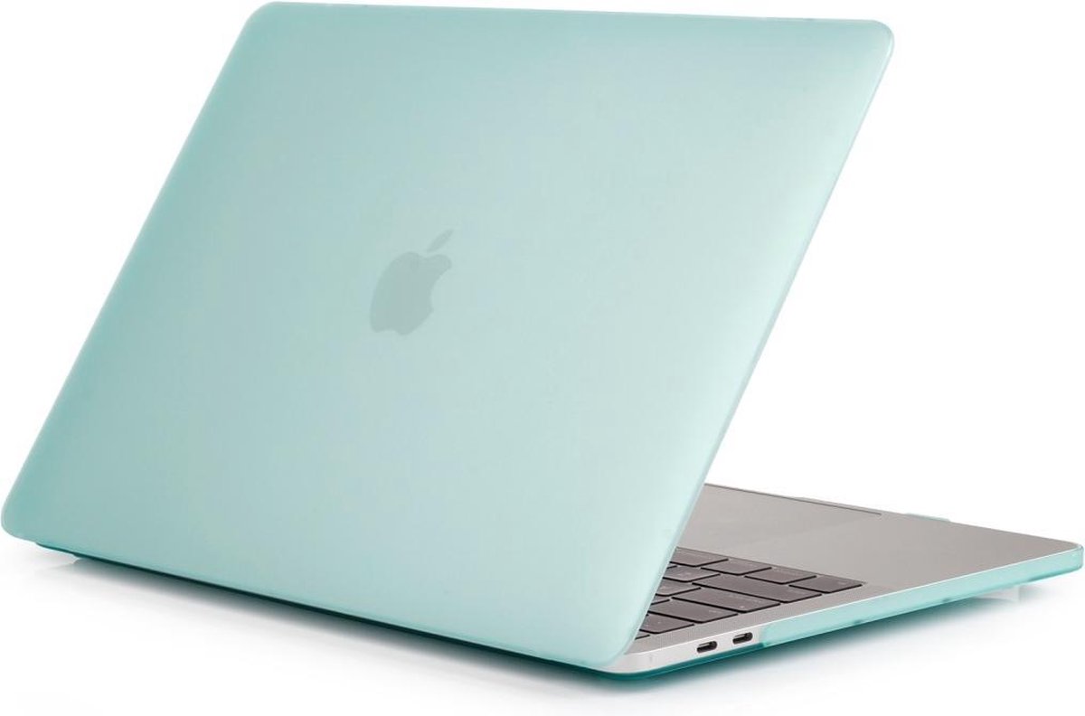 Macbook Pro 15,4 Inch (2016 / 2017 / 2018) Premium bescherming matte hard case cover laptop hoes hardshell + dust plugs |Groen / Green|TrendParts|(A1707 / A1990)