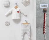 Mummy daddy - Baby newborn 5-delige kleding set meisjes/jongens - Fopspeenkoord cadeau - Newborn kleding set - Newborn set - Babykleding - Babyshower cadeau - Kraamcadeau