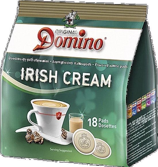 Domino Irish Cream - Koffiepads - 12 x 18 pads