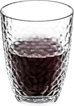 5Five Drinkglas Estiva - transparant - onbreekbaar kunststof - 380 ml - camping/verjaardag