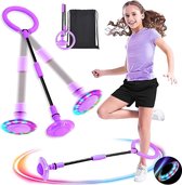 YYchan Dance Wheel -Swing wiel met licht wiel, Kids knipperen springen, Kids knipperen springende voet ß cirkel, Springende bal knipperen, Opvouwbare Flash springende bal, Knipperende springbal