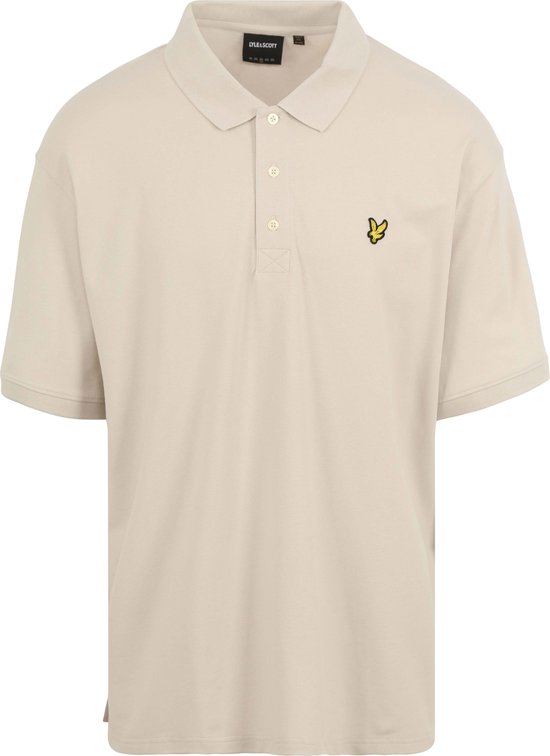 Lyle and Scott - Polo Plussize Ecru - Grande taille - Polo Homme Taille 3XL