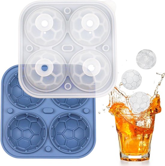 Siliconen Mini Ice Cube Trays Ballen，Ronde Ice Ball Maker Mould Siliconen Ice Cube Tray met deksel voor Vriezer Bol Ice Cube Tray Ice Cube Mallen voor Drinken Sap Cocktail Whiskey Thee Koffie