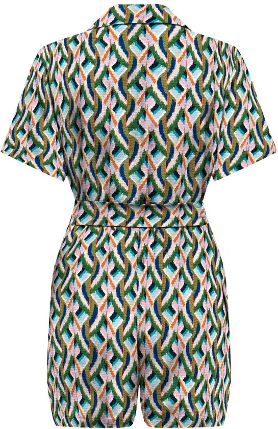 ONLNOVA LIFE VIS S/S VERA PLAYSUIT