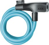 AXA Resolute 8/120 - Kabelslot - Slot voor Fietsen - Gebruiksvriendelijk - 120 cm lang - Diameter 8 mm - Licht blauw