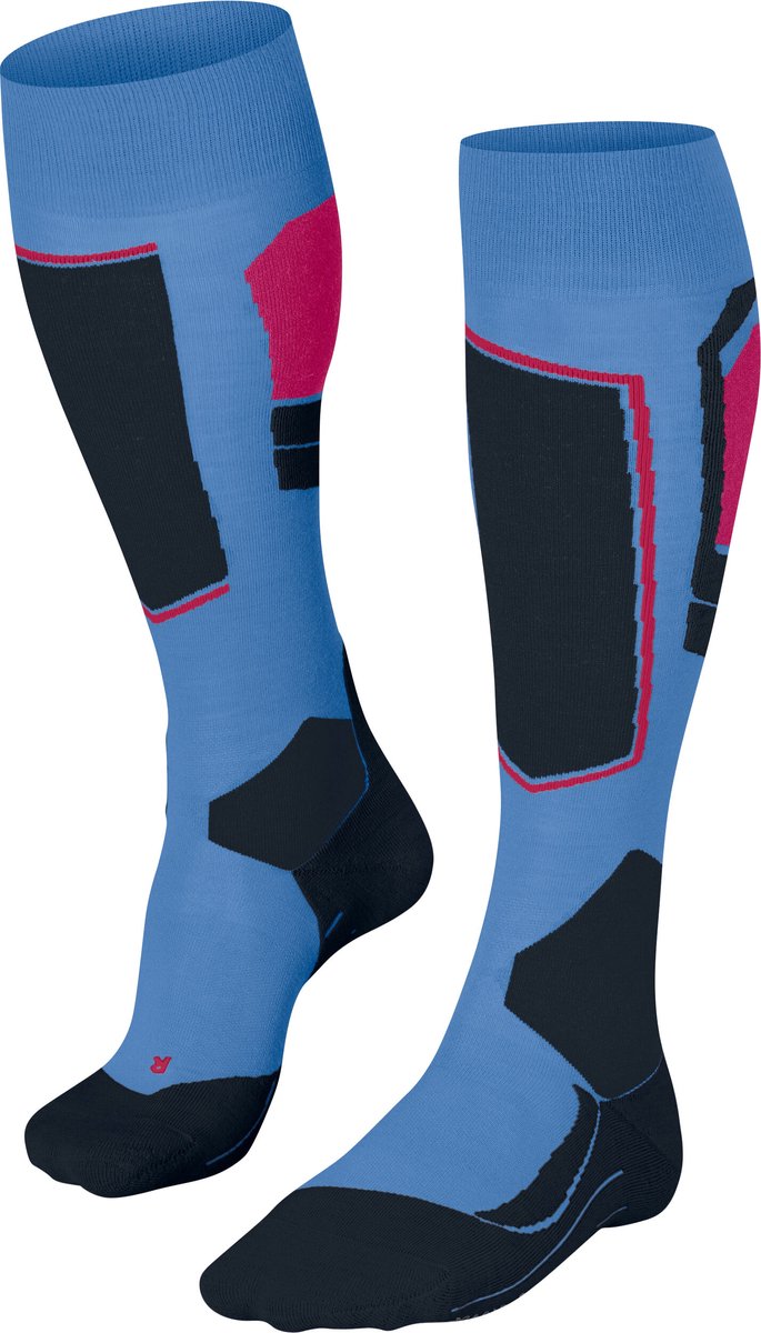 FALKE SK4 warm dun wol functioneel materiaal skisokken dames Grijs