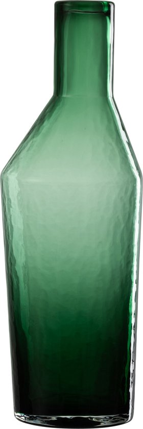 J-Line vase Fles Decoratief - glas - groen - large