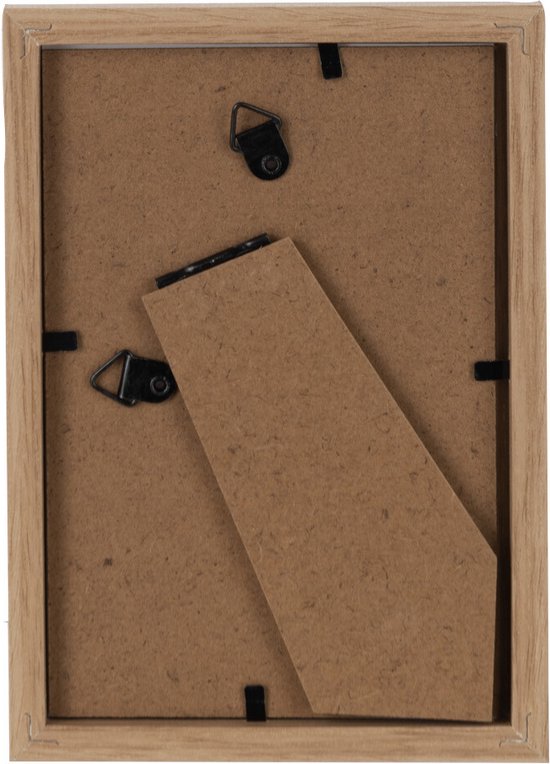 J-Line cadre photo Basic - bois - naturel - extra small - 4 pièces