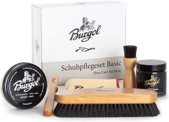 Burgol Shoe Care Set Basic - Schoenverzorgingsset basis - (019) Grijs