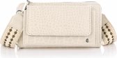 Portemonee met luxe band - Beige - Dames - Croco print - 20cm x 11cm